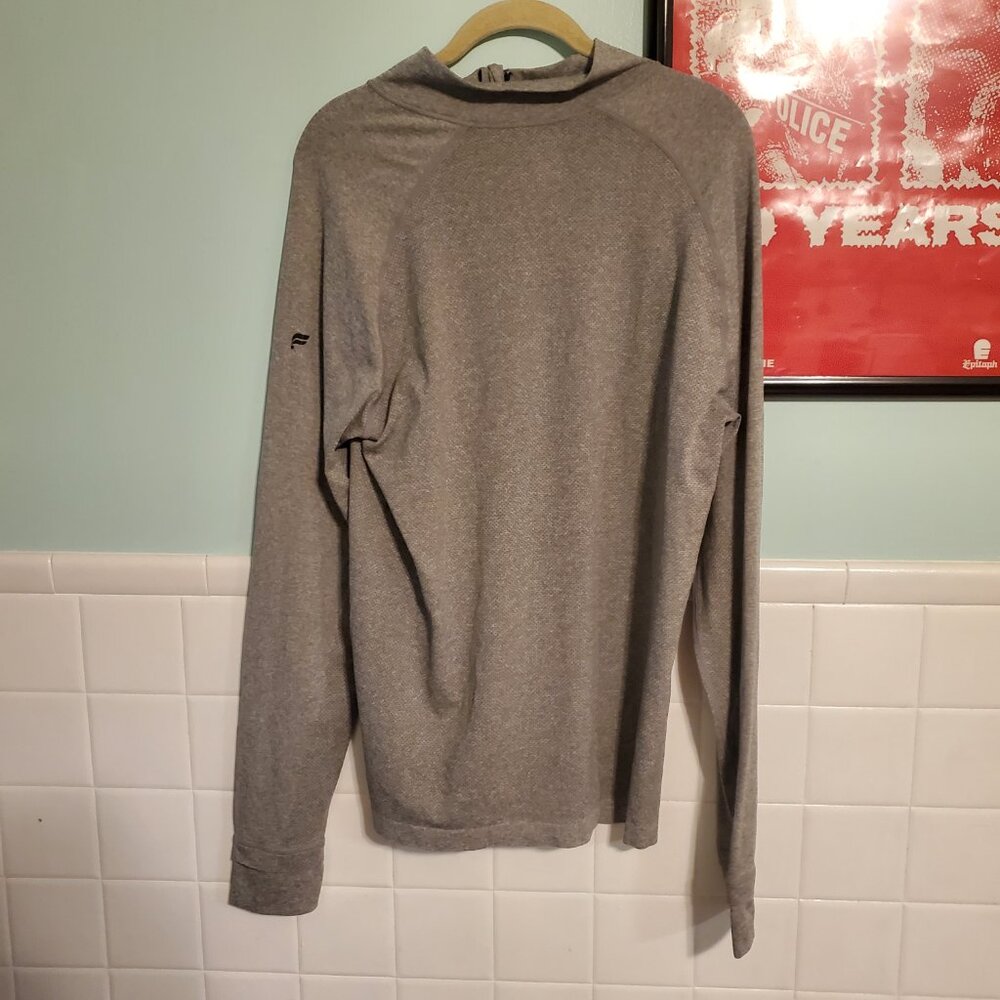 Fabletics Gray The Training Day Quarter Zip Long … - image 6